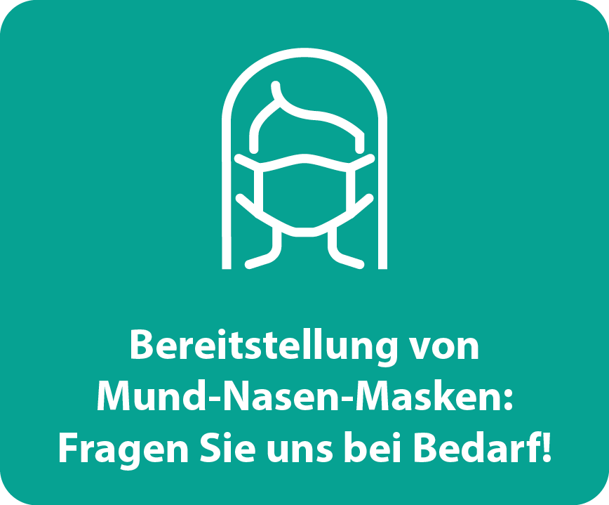 Bereitstellung von Mund-Nasen-Masken: Fragen Sie uns bei Bedarf!